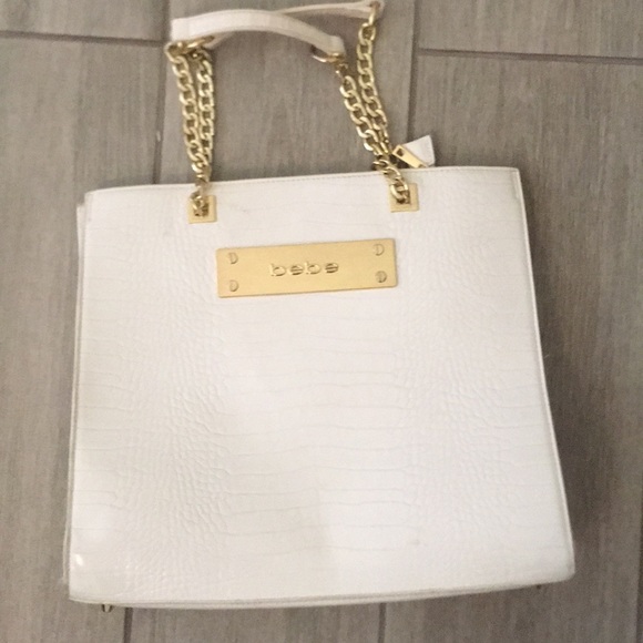 Bebe Bags White Bebe Purse Poshmark